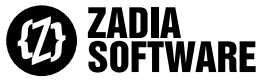 Imagen corporativa de Zadia Software, una Z entre dos corchetes